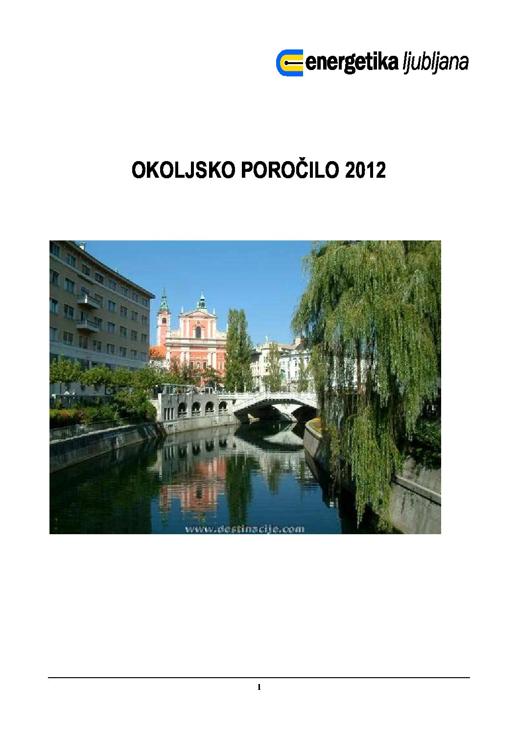 Okoljsko porocilo Energetika Ljubljana 2012 pdf