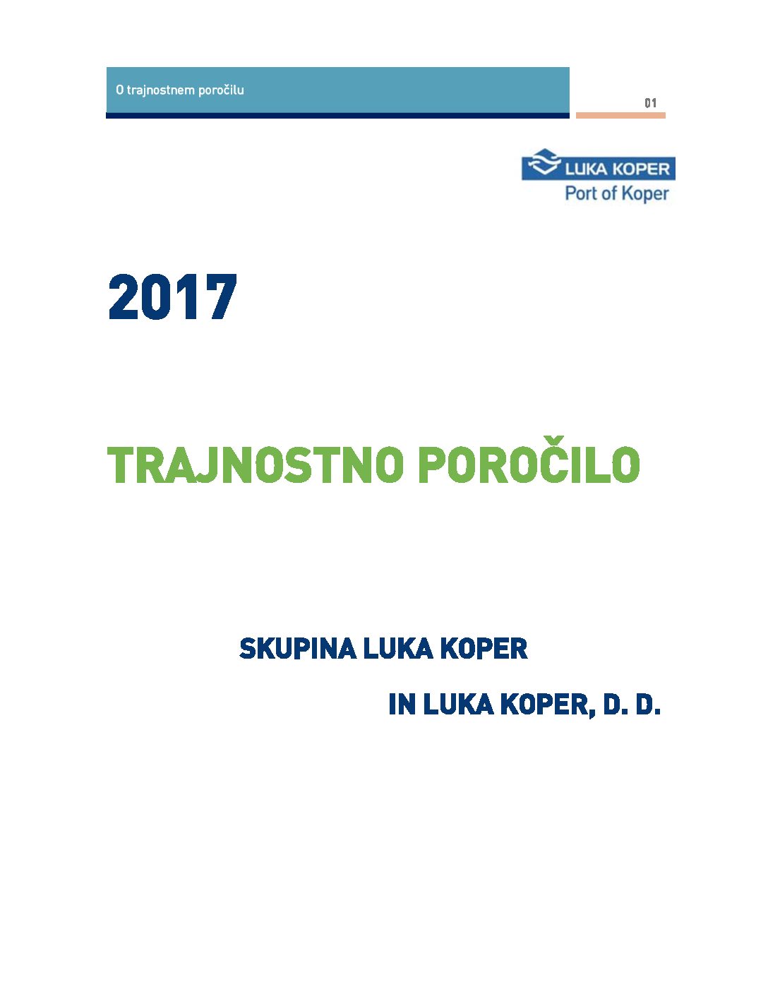 Trajnostno porocilo Luka Koper 2017 pdf