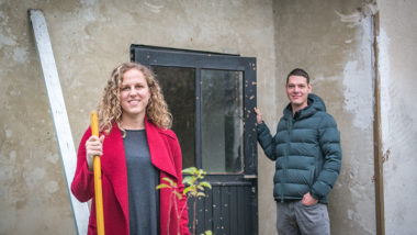 Jona Rak Koceli in Andrej Fideršek, zmagovalca evropskega razpisa New European Bauhaus