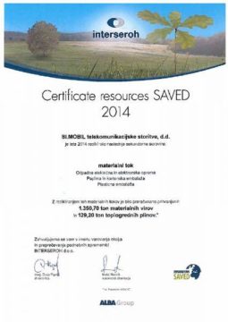 Certifikat resource saved