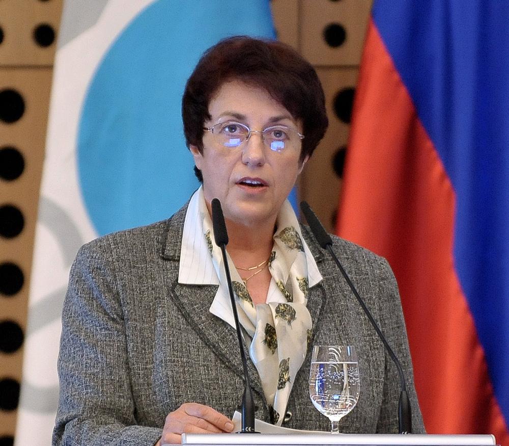 Dr. Darja Piciga, urednica priloge Podnebni dosje. (Foto: Tamino Petelinšek)