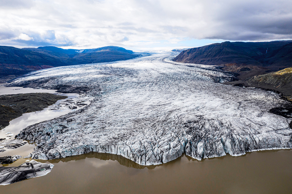 Islandija, taleči se ledeniki foto Matjaž Krivic