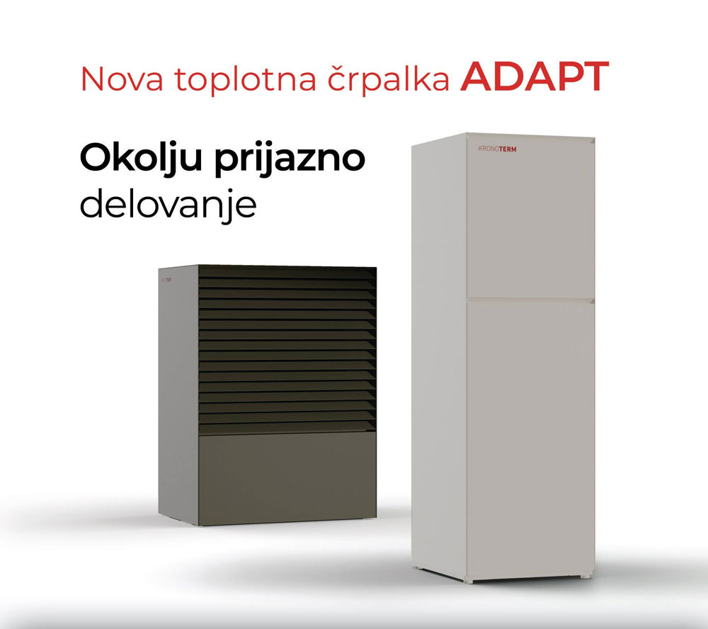 Nova toplotna črpalka Adapt