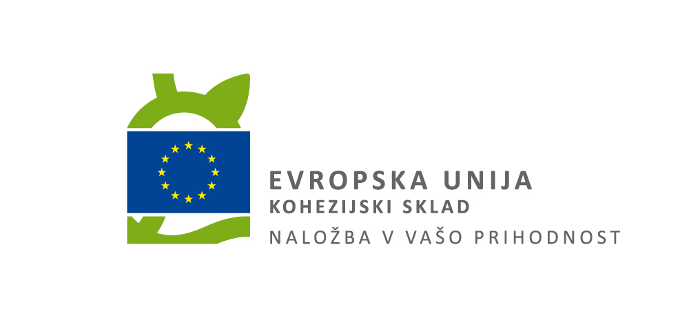 Logo EKP kohezijski sklad SLO slogan