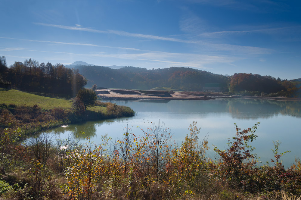 Zapolnjevanje in rekultivacija odlagališča sadre Za Travnik. Foto: Boštjan Čadej