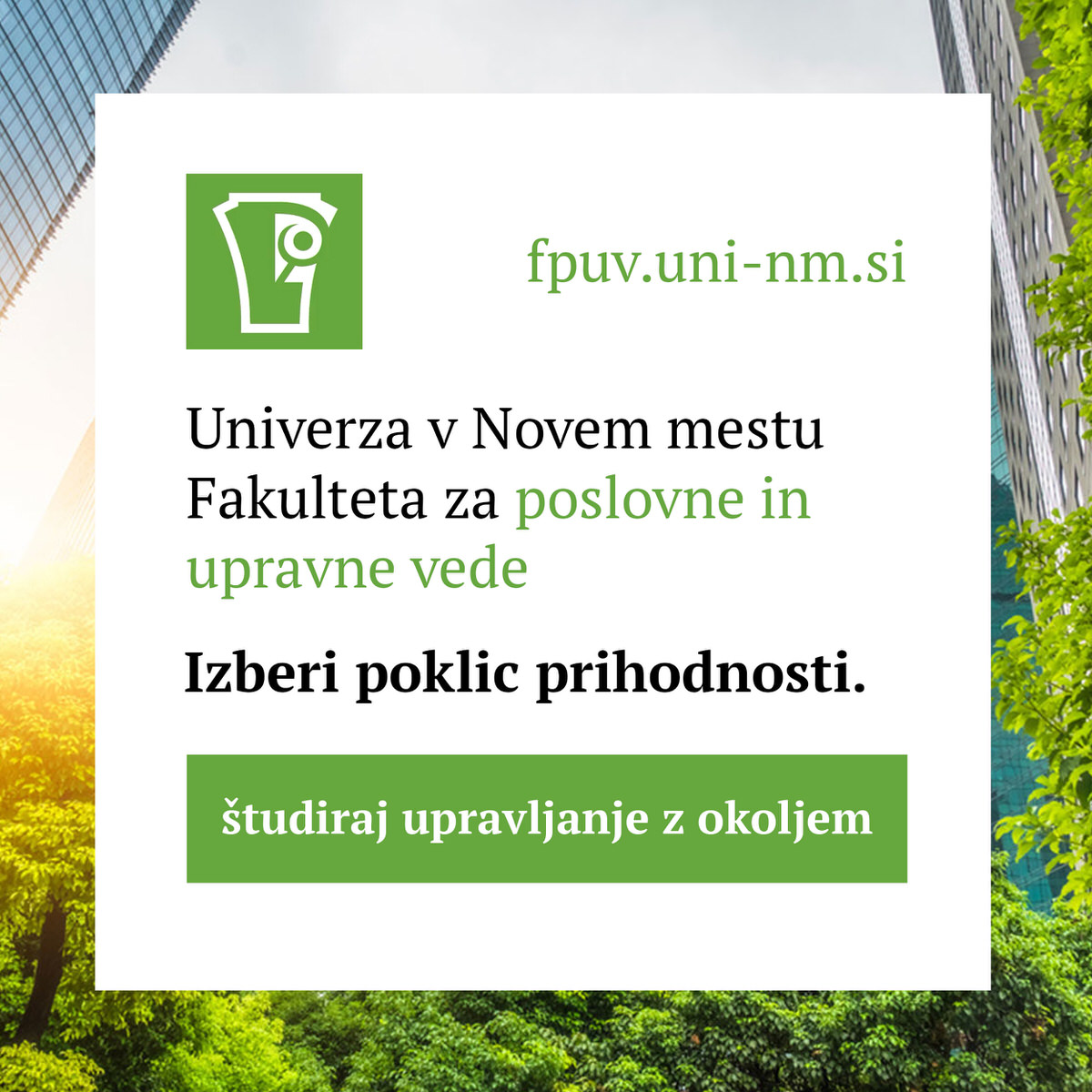 UNM FPUV vas vabi na virtualni dan odprtih vrat, ki bo v četrtek, 10. marca 2022, od 13.00 do 15. 00.