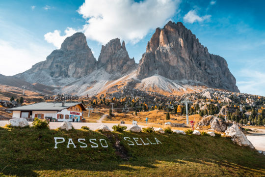 Passo sella dolomites Italy