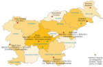 Slika 9: Potrebne zmogljivosti odlagališč za odlaganje obdelanih komunalnih odpadkov po letu 2015 (v obdobju 2016 – 2030) Vir: MKO 