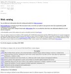Katalog tveganj v oskrbovalnih verigah. Ta je že od začetka izveden v angleškem jeziku in dosegljiv na naslovu http://labinf.fl.uni-mb.si/risk-catalog/