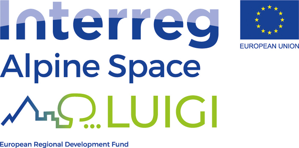 Logotip Interreg Alpine Space Luigi