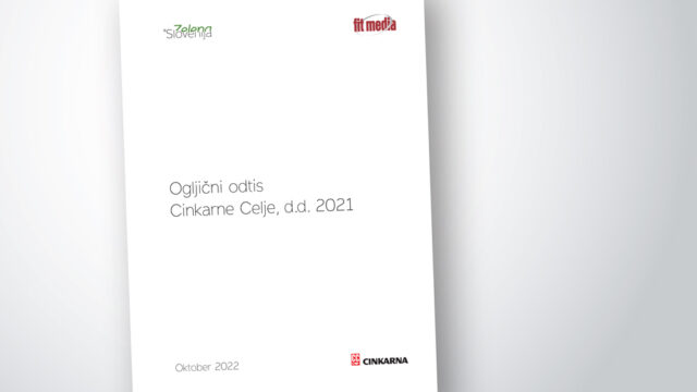 Cinkarna Celje, ogljični odtis, 2022