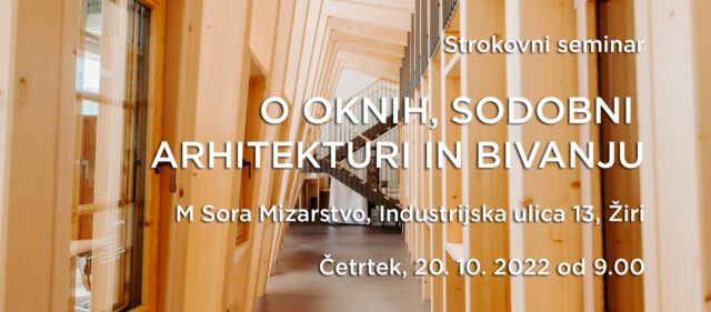 O oknih sodobni arhitekturi in bivanju pasica