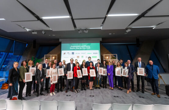 Prejemniki certifikata Green Star za leto 2021