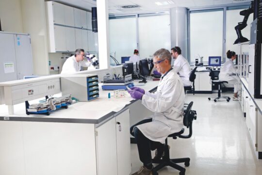 Sandoz Development Center Slovenia scientists in lab pmSH61z