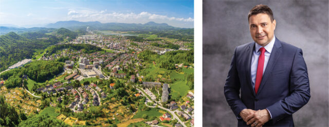 Peter Dermol kot župan Velenja usmerja preobrazbo rudarskega mesta v mesto, ki je nosilec naziva Zeleni list.