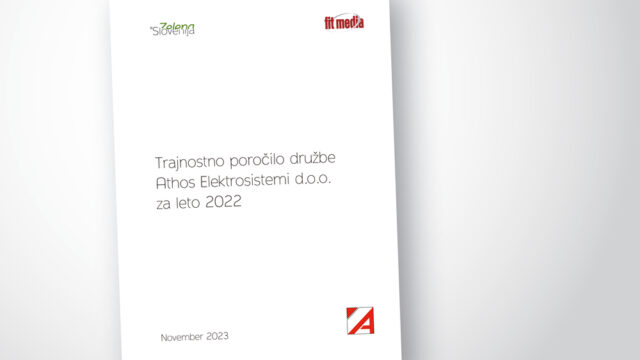Trajnostno poročilo Athos Elektrosistemi d.o.o. 2022
