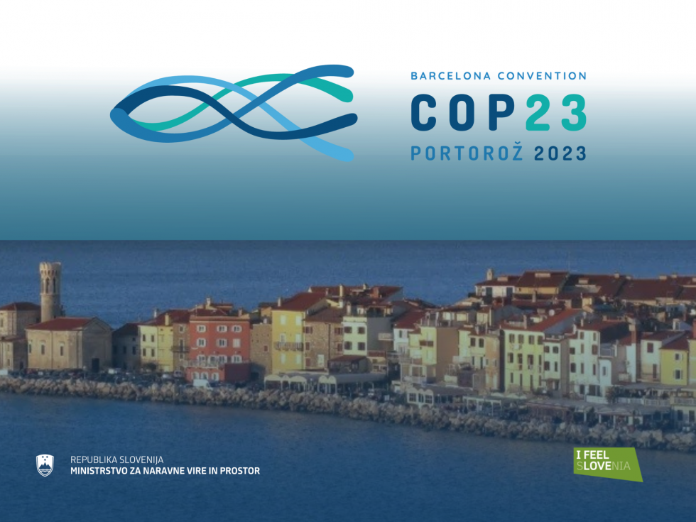 grafika logo COP 23 in Piran