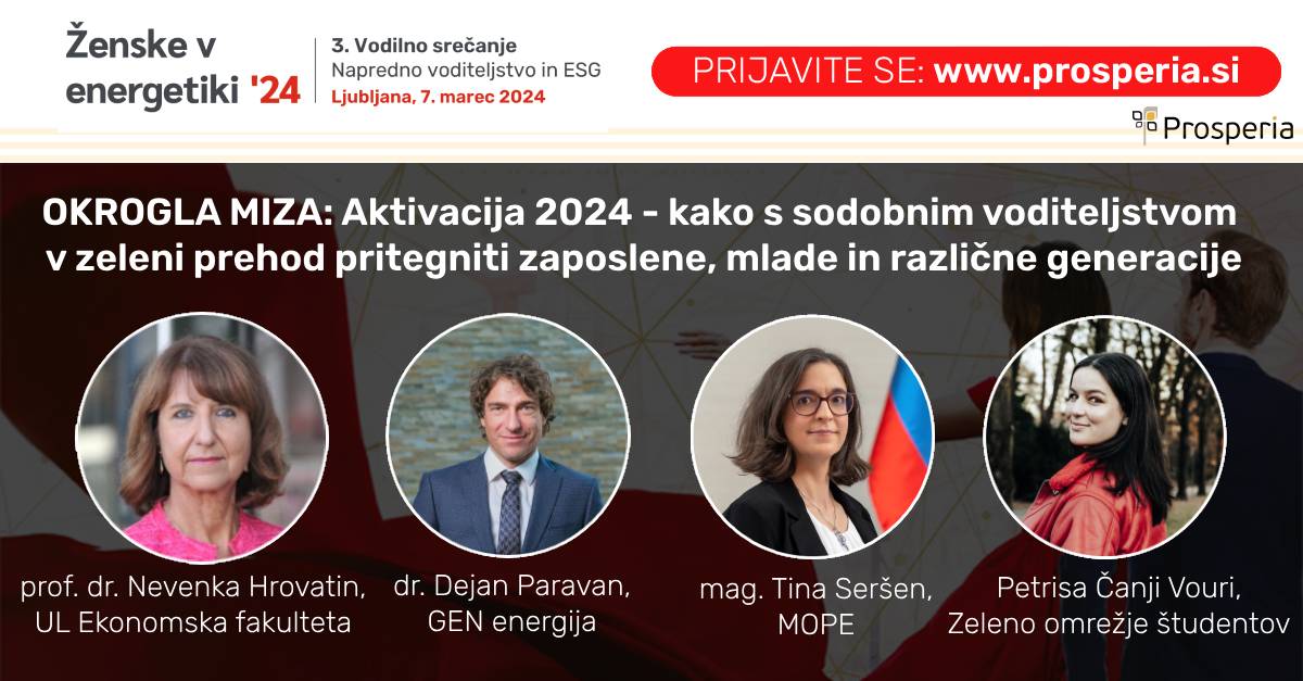 Ženske v energetiki '24, Prosperia