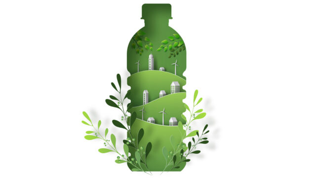 Uporaba trditev 100-odstotno reciklirano oz. reciklabilno ali prikazovanje slik narave in zelenih vizualnih elementov, ki namigujejo, da je plastika okolju prijazna, zavaja potrošnike.