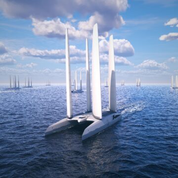 DRIFT Energy flotilla of net positive energy harvesting ships