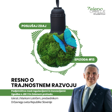 Podjetništvo med regulacijami in inovacijami: Zgodba o JEK 2 in Zelenem prehodu - pogovor z Markom Lotričem
