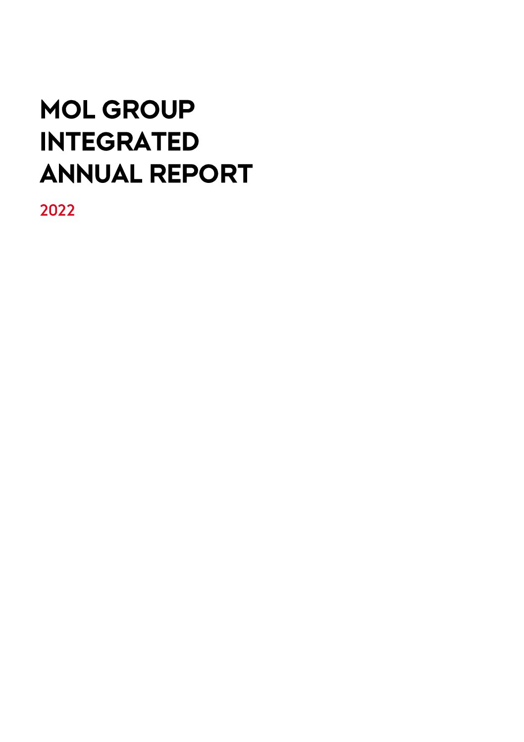 MOL group integrated report 2022 pdf