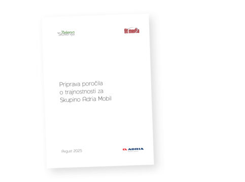 Priprava porocila o trajnostnosti za Skupino Adria Mobil