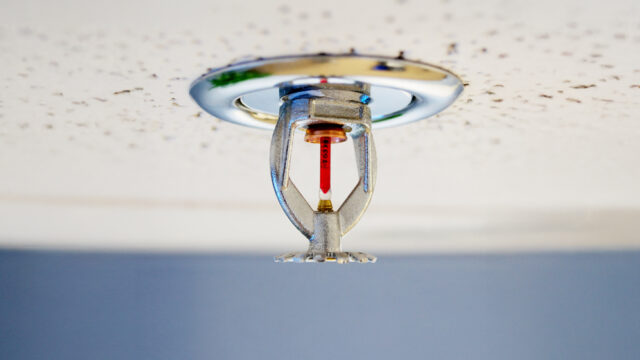 Fire sprinkler roof mount
