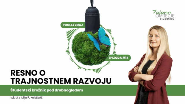 Študentski krožnik pod drobnogledom z Julijo R. Kelečevič