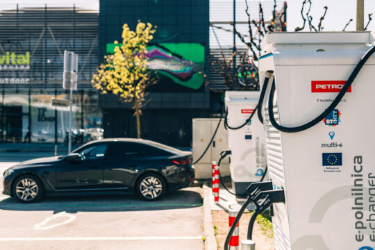 Polnilnica v BTC City Ljubljana