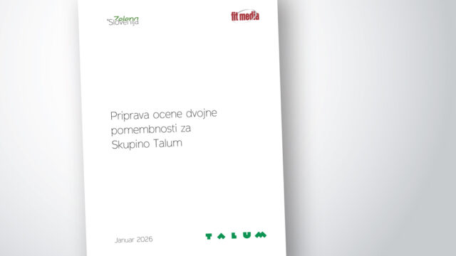 Priprava ocene dvojne pomembnosti za Skupino Talum naslovna