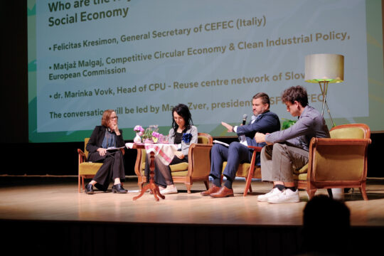 CEFEC from left Felicitas Kresimon Marinka Vovk Matjaz Malgaj Marin Zver