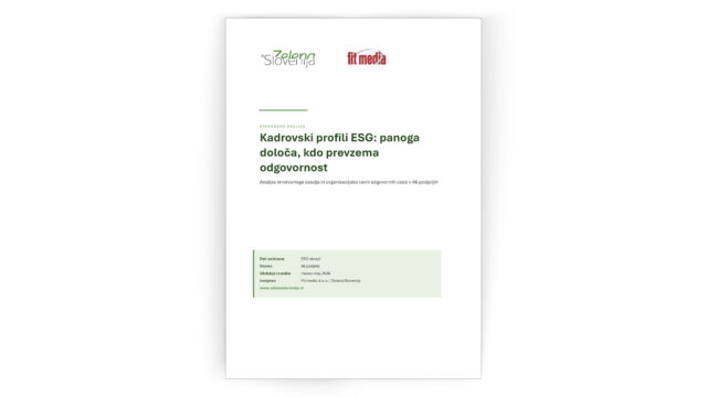 Analiza ESG obrazi Kadrovski profili ESG marec maj 2026 naslovnica