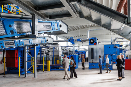 Photo 02 IGERS Textile Recycling Facility in Italy by STADLER b