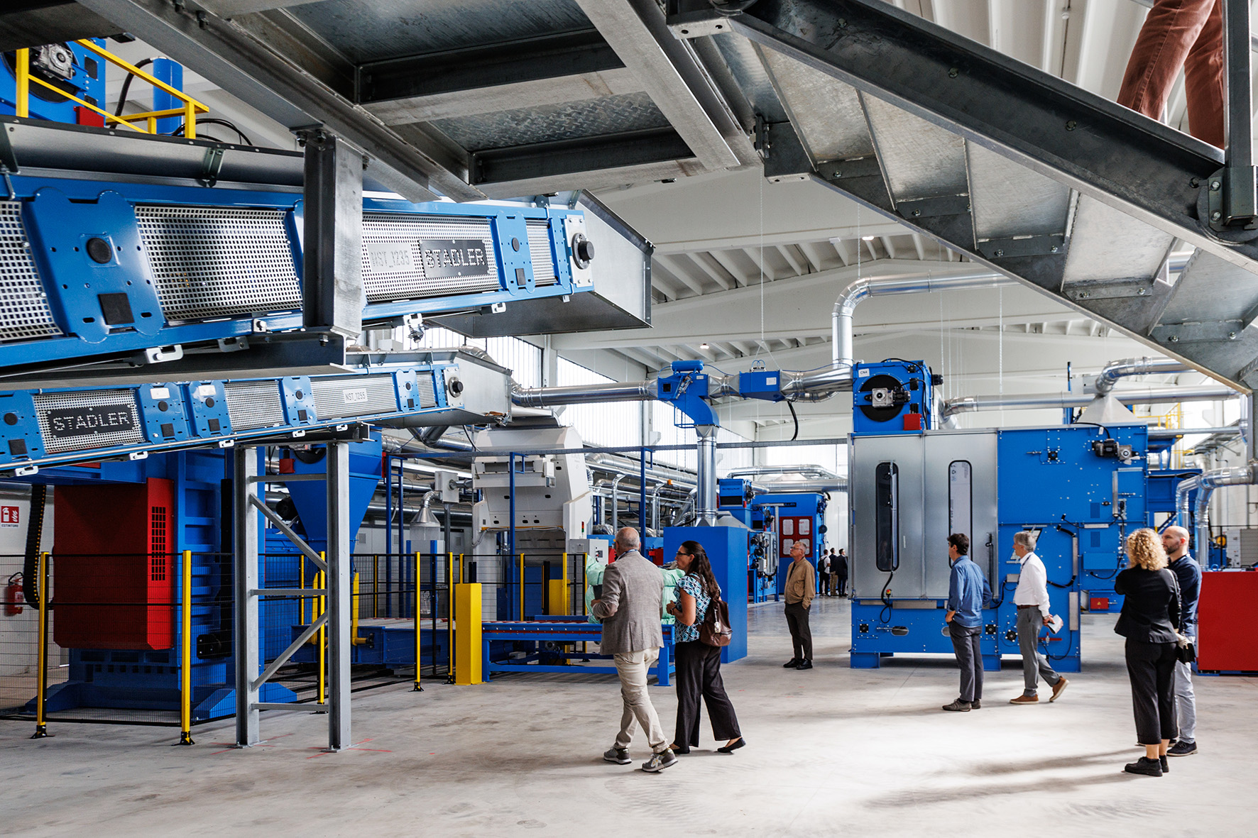 Photo 02 IGERS Textile Recycling Facility in Italy by STADLER b